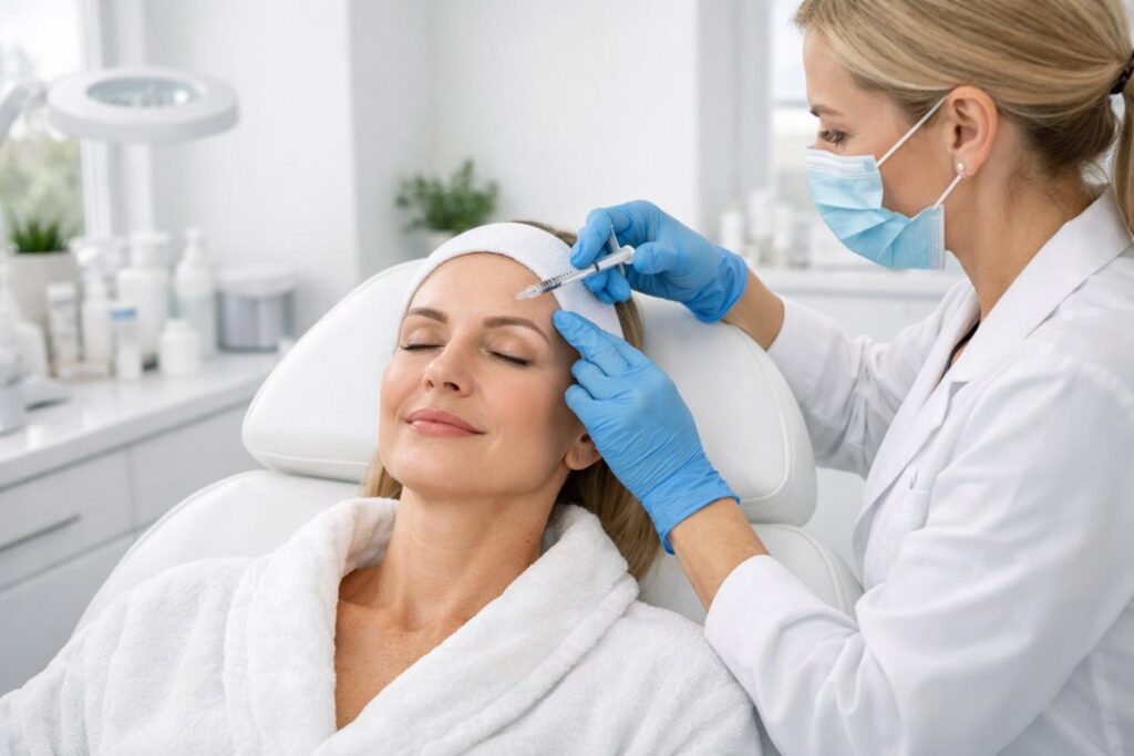 Botox cosmetic forehead injection treatment at Beody Med Spa Colorado Springs