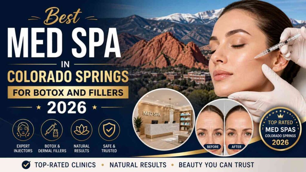 Best med spa in Colorado Springs for Botox and dermal fillers 2026 with expert injectors, natural results, and before and after treatment comparison
